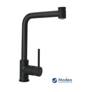 Μπαταρία πάγκου MODEA LINE PULL OUT Dual jet black matt
