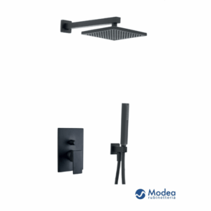 Σετ εντοιχισμού ντουζιέρας MODEA PIETRA black matt