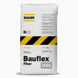 Κόλλα πλακιδίων εύκαμπτη ρητινούχα, υψηλών προδιαγραφών BAUER FIBER C2TES1