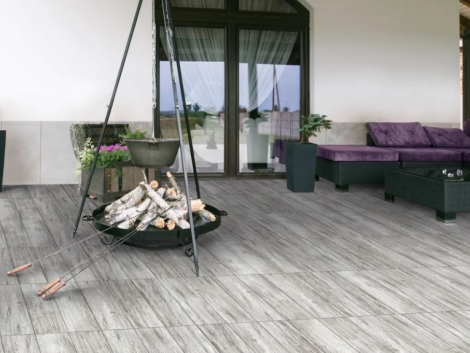 Πλακάκι απομίμηση ξύλου MORINGA GREY 15x60