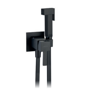 Σετ υγιεινής εντοιχισμού VIOSPIRAL black matt τετράγωνο