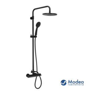 Στήλη ντούζ με μπαταρία MODEA ARTEMISIA black matt