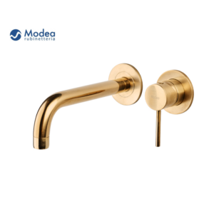 Εντοιχισμένη μπαταρία νιπτήρα MODEA ETNA MINIMAL brushed gold