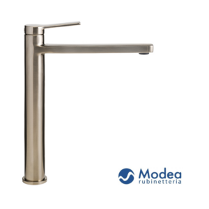 Μπαταρία μπάνιου MODEA ATLANTA Brushed nickel νιπτήρα ψηλή