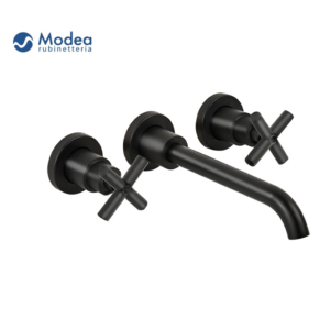 Εντοιχισμένη μπαταρία νιπτήρα MODEA MINIMAL RETRO black matt