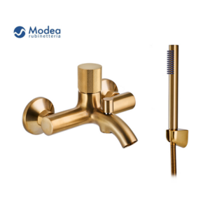 Μπαταρία μπάνιου MODEA ETNA MINIMAL DECO Brushed gold λουτρού