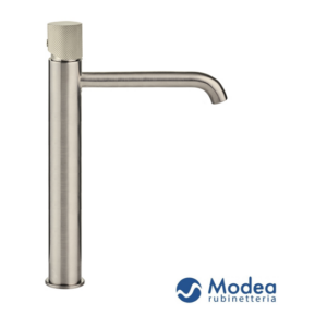 Μπαταρία μπάνιου MODEA ETNA MINIMAL DECO brushed nickel νιπτήρα ψηλή