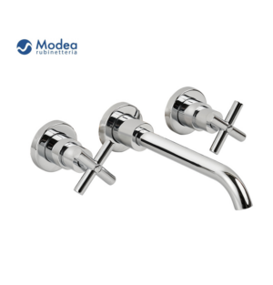 Εντοιχισμένη μπαταρία νιπτήρα MODEA MINIMAL RETRO chrome