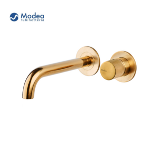 Εντοιχισμένη μπαταρία νιπτήρα MODEA ETNA MINIMAL DECO Brushed gold