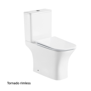 Λεκάνη δαπέδου QUADRA με σύστημα Tornado rimless